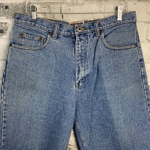 Vintage Nevada 90s Jorts Medium Wash Denim Jean Shorts - Picture 2 of 8